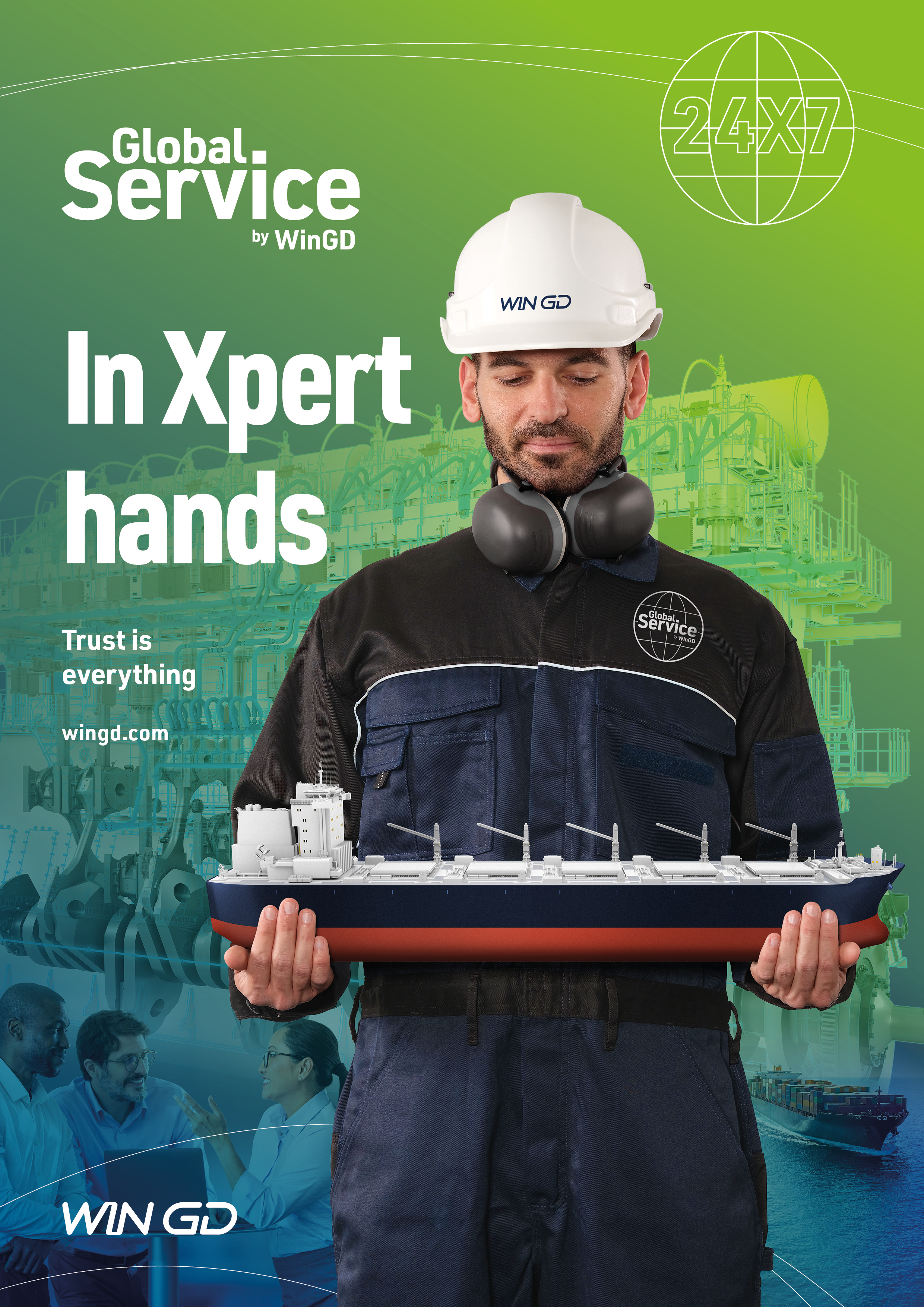Wingd Wide WinGD enters the engine aftercare market with Global Service launch | WinGD